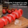 10-Cavity Silicone Pull-Out Ice Mold