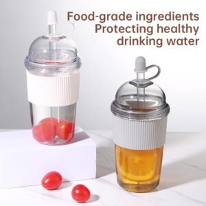 630ml Insulated Straw Tumbler with Lid